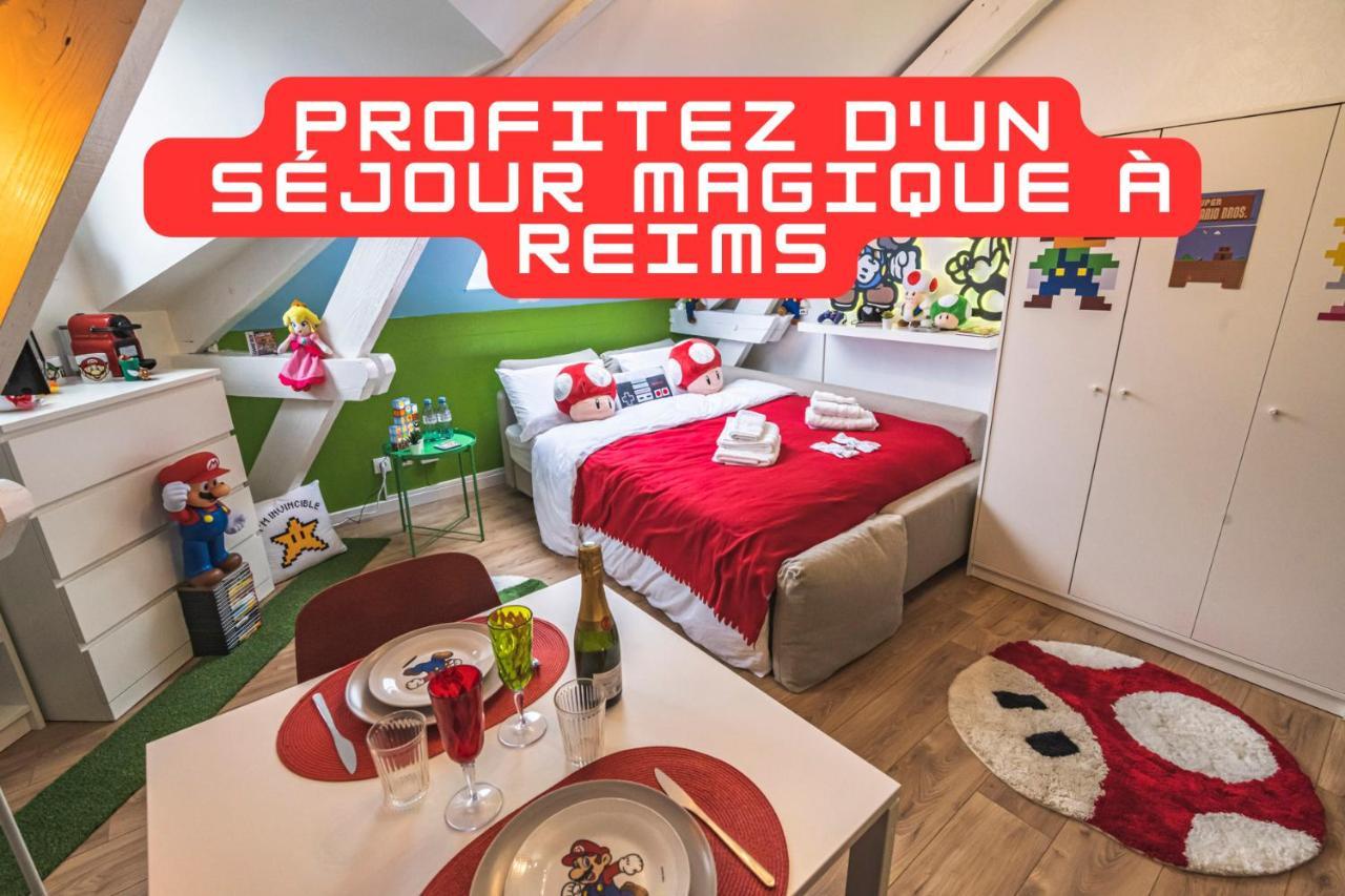 Explorereims - Studio Magique Proche Gare Et Centre Екстериор снимка